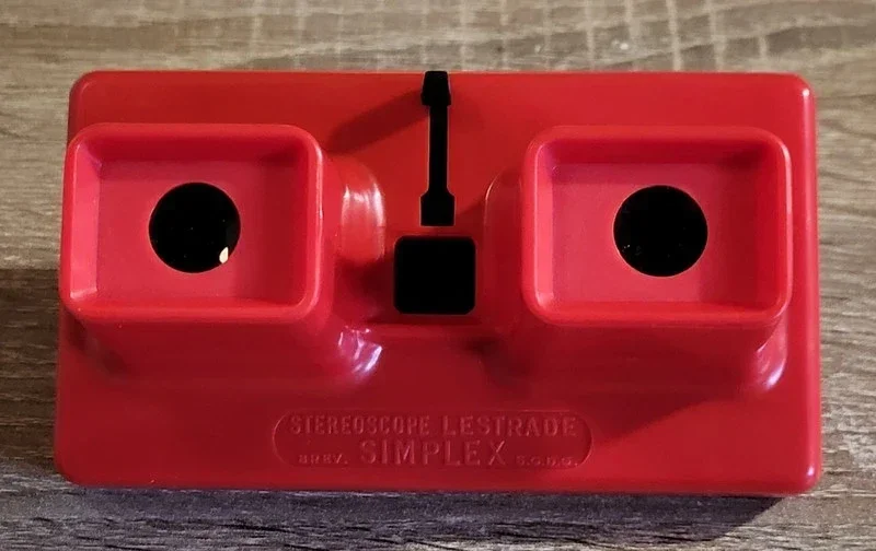 Lestrade Stereoscope Viewer + 3 Breton View Cards – photo 2